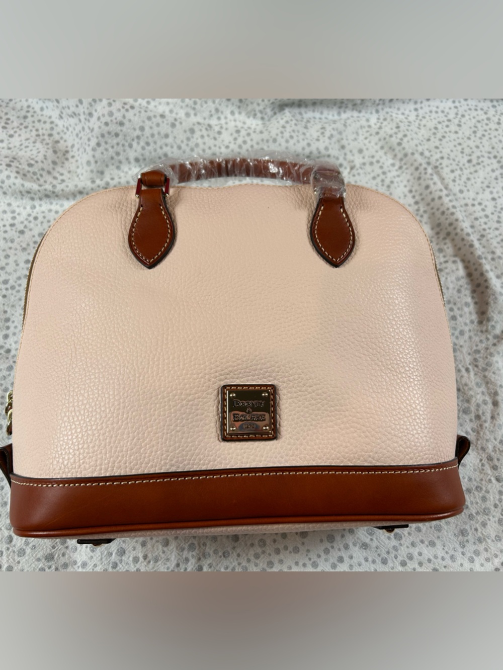 Dooney & Bourke Zip Zip Satchel Light Pink NWT